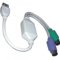 Аксесоари VCOM Кабел USB to PS2 - CU807-0.2m
