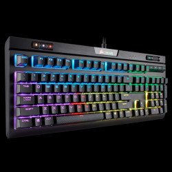 Клавиатура CORSAIR STRAFE RGB MK.2 Mechanical Gaming Keyboard, Backlit RGB LED, Cherry MX Silent (US), CH-9104113-NA