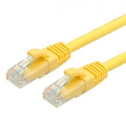 Кабел / Преходник ROLINE 21.99.1022 :: VALUE UTP Patch кабел Cat.6, жълт, 0.5 м
