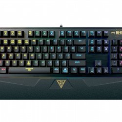 Клавиатура GAMDIAS Геймърска клавиатура Gaming Keyboard Mechanical 104 keys - HERMES P1 RGB