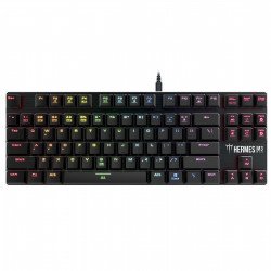 Клавиатура GAMDIAS Геймърска клавиатура Gaming Keyboard Mechanical low-profile 87 keys - HERMES M3 RGB