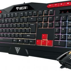 Клавиатура GAMDIAS Геймърски комплект Gaming COMBO - ARES M1 + ZEUS E2 - Keyboard + Mouse