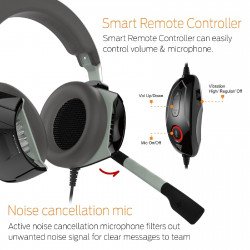 Слушалки GAMDIAS Геймърски слушалки Gaming Heaphones - HEPHAESTUS P1 RGB Virtual 7.1