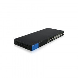 Мрежово оборудване LINKSYS LGS528, 24-Port Gigabit Managed Switch + 2x Gigabit Ethernet + 2x Gigabit SFP/RJ45 Combo Ports