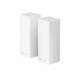 Мрежово оборудване LINKSYS WHW0302, Velop Intelligent Mesh WiFi System, Tri-Band, 2-Pack White (AC4400)