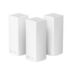 Мрежово оборудване LINKSYS WHW0303, Velop Intelligent Mesh WiFi System, Tri-Band, 3-Pack White (AC6600)