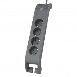 UPS и токови защити PHILIPS SPN3140A, Surge protector, 4 outlets, 10 A, 3 lines protection, 900 J, 2300 W