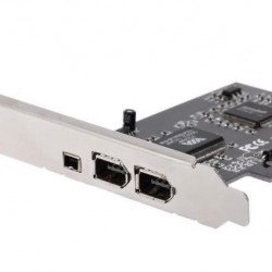 Мрежово оборудване MAKKI PCI-E card to Firewire 1394a (3+1) ports