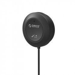 Колонка ORICO Блутут за кола за разговори и музика Car Bluetooth 4.1 audio receiver USB, 3.5mm jack - BCR02-BK