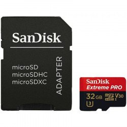Флаш памет SANDISK 32GB Extreme Pro micro SDHC, SDSQXCG-032G-GN6MA