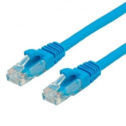 Кабел / Преходник ROLINE 21.15.0524, UTP Patch кабел Cat.5e, 0.5 м, AWG24, син цвят