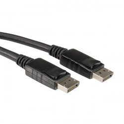 Кабел / Преходник ROLINE S3691-100, VALUE DisplayPort кабел, DP M - DP M, 2.0 м