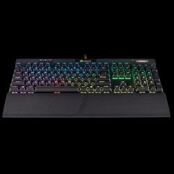 Клавиатура CORSAIR K70 RGB MK.2 RAPIDFIRE Mechanical Gaming Keyboard - CHERRY MX Speed, CH-9109014-NA