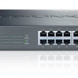Мрежово оборудване TP-LINK TL-SG1016D, 16 port 10/100 / 1000Mbps, Rackmount switch