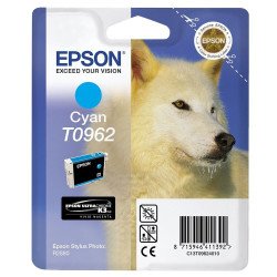 Оригинални консумативи EPSON Epson T096 Cyan Cartridge - Retail Pack (untagged) for Epson Stylus Photo R2880, C13T09624010