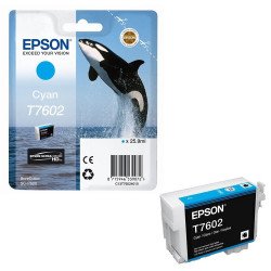 Оригинални консумативи EPSON Epson T7602 Cyan, C13T76024010