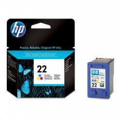 Оригинални консумативи HP HP 22 Tri-color Inkjet Print Cartridge, C9352AE