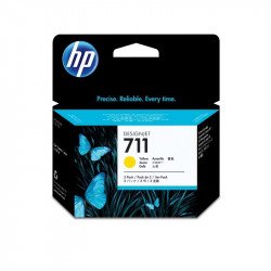 Оригинални консумативи HP HP 711 3 - Pack  Original Ink Cartridge; Yellow, HP DesignJet T120, T520, CZ136A