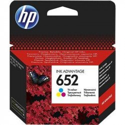 Оригинални консумативи HP HP 652 Original Ink Cartridge; Tri-Color;  Page Yield 200; HP DeskJet Ink Advantage 1115; 2135; 3635; 3775; 3785; 3787 ; 3835; 4535; 4675, F6V24AE