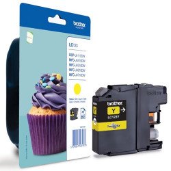 Оригинални консумативи BROTHER LC-123 Yellow Ink Cartridge for MFC-J4510DW, LC123Y