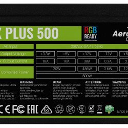 Кутии и Захранвания AEROCOOL PSU VX PLUS 500W RGB - ACPN-VS50NEY.AR