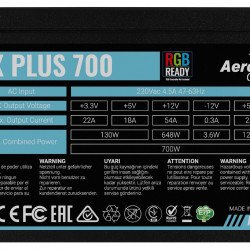 Кутии и Захранвания AEROCOOL PSU VX PLUS 700W RGB A-PFC - ACPN-VS70AEY.1R