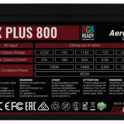 Кутии и Захранвания AEROCOOL PSU VX PLUS 800W RGB A-PFC - ACPN-VS80AEY.1R