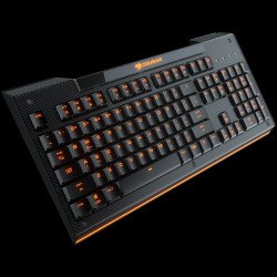 Клавиатура COUGAR Aurora Gaming Keyboard, Membrane switches,8 Color backlight, 19 Anti-ghosting keys,Carbonlike Surface,Weight 750g, 180(L) X 450(W) X 25(H) mm