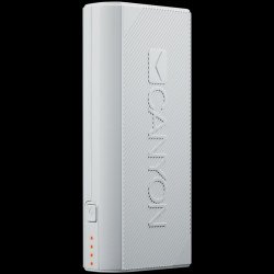 Външна батерия/Power bank CANYON CNE-CPBF44W, Power bank 4400mAh (Color: White), built-in Lithium-ion battery, output 5V2A, input auto-adjust 5V1A-2A, White