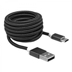 USB кабел SBOX USB AM-MICRO-15B :: USB кабел, Type A - Micro B, M/M, 1.5 м, черен