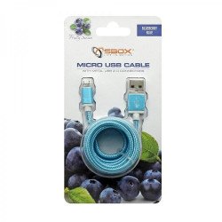 USB кабел SBOX USB AM-MICRO-15BL :: USB кабел, Type A - Micro B, M/M, 1.5 м, син