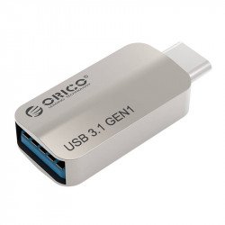 USB кабел ORICO Adpater OTG USB 3.1 Type C to Type A/F, Metal - CTA2-SV