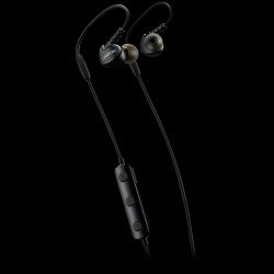 Слушалки CANYON CNS-SBTHS1B, Bluetooth sport earphones with microphone, 0.3m cable, black