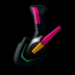 Слушалки RAZER D.Va MEKA Headset Large neodymium drivers for crystal-clear audio and communication, Leatherette cushions for comfortDiscreet omnidirectional mic and inline controls,Multi-platform compatibility