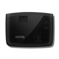 Мултимедийни проектори BENQ W2000+ /9H.Y1J77.18E/, DLP, 1080p (1920x1080), 15000:1, 2200 ANSI Lumens, VGA, HDMI, RCA, Speakers 2x10W, 3D Ready, Black