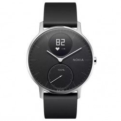 Мобилен телефон NOKIA Steel HR Hybrid Smartwatch (36mm), Black