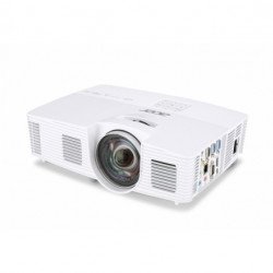 Мултимедийни проектори ACER Projector S1283Hne, DLP, Short Throw, XGA (1024x768), 3100Lm, 13000:1, 3D 144Hz, HDMI/MHL, VGA x2, RCA, S-Video, Audio in, Mic in, Audio out, VGA out, WirelessCAST (Optional), Speaker 10W, LAN, 2.8kg, White