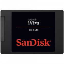 SSD Твърд диск SANDISK 2TB 2.5 SSD, Ultra 3D, SATA III, 7mm /SDSSDH3-2T00-G25/