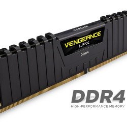 RAM памет за настолен компютър CORSAIR 2X8 Vengeance  DDR4, 3200MHz 16GB (2 x 8GB) 288 DIMM, Unbuffered, 16-18-18-36, Vengeance LPX Black Heat spreader, 1.35V, XMP 2.0, Supports new series IntelR CoreT i5/i7 and AMD Ryzen