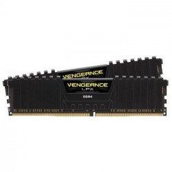 RAM памет за настолен компютър CORSAIR 2X8 Vengeance  DDR4, 3200MHz 16GB (2 x 8GB) 288 DIMM, Unbuffered, 16-18-18-36, Vengeance LPX Black Heat spreader, 1.35V, XMP 2.0, Supports new series IntelR CoreT i5/i7 and AMD Ryzen