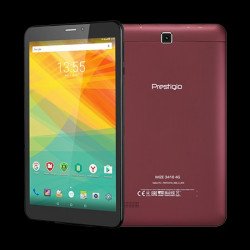 Таблет PRESTIGIO Wize 3418 4G, PMT3418_4GE_C_WN, Signal SIM, 4G 8  (800*1280)IPS display, Android 6.0, up to 1.1GHz 64-bit quad core, 1GB DDR, 8GB Flash, 0.3MP Front + 2.0MP rear cameral, 4200mAh battery, Color/ Wine Red.