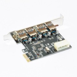 Аксесоари MAKKI PCI-E card 4 x USB3.0 port - MAKKI-PCIE-4XUSB30-V1