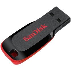 USB Преносима памет SANDISK 32GB Cruzer Blade ; EAN: 619659069193