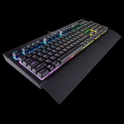 Клавиатура CORSAIR K68 RGB Mechanical (устойчива на заливане, RGB Backlit, Cherry MX Red, US layout) Black, CH-9102010-NA