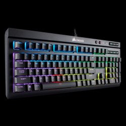 Клавиатура CORSAIR K68 RGB Mechanical (устойчива на заливане, RGB Backlit, Cherry MX Red, US layout) Black, CH-9102010-NA