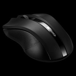 Мишка CANYON CNE-CMSW05B,2.4GHz wireless Optical Mouse with 4 buttons, DPI 800/1200/1600, Black, 122*69*40mm, 0.067kg