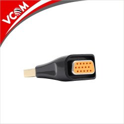Кабел / Преходник VCOM Adapter DisplayPort DP M / VGA F Gold plated - CA333