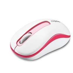 Мишка RAPOO Безжична оптична мишка  M10 Plus, 2.4Ghz, USB, Бял/Червен