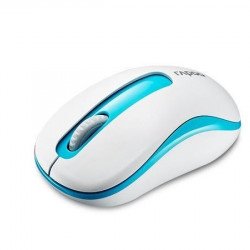 Мишка RAPOO Безжична оптична мишка  M10 Plus, 2.4Ghz, USB, Син/Бял