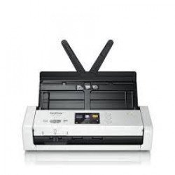 Скенер BROTHER ADS1700W, A4 2-sided document scanner 25 ppm 2-sided colour/mono scan, Inbuilt wireless network connectivity